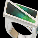 シルバー・リング・断片的な非対称 シリーズ 01